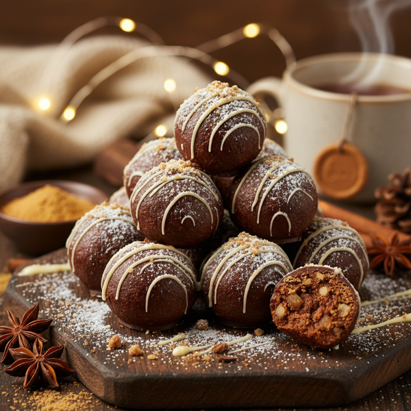 Spiced Gingerbread Truffles Delight recipe