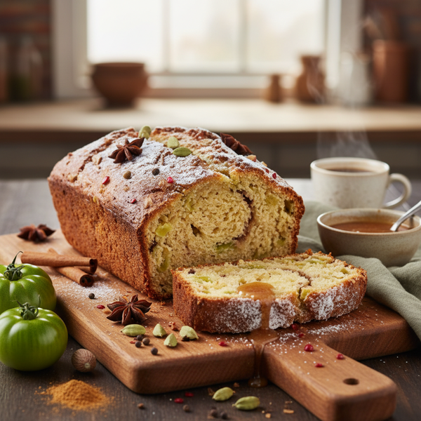 Spiced Green Tomato Quick Bread recipe