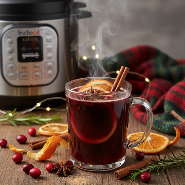 Spiced Holiday Warmth: Instant Pot Mulled Wine recipe