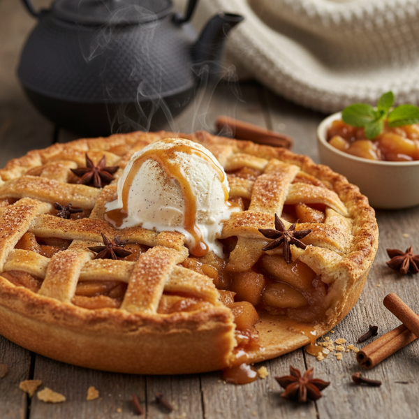 Spiced Hot Apple Pie Delight recipe