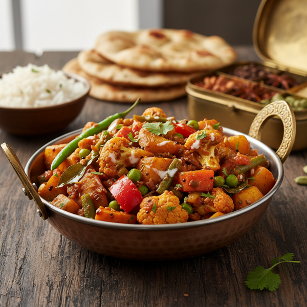 Spiced Indian Vegetable Medley recipe