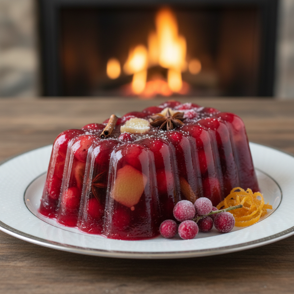 Spiced Jellied Cranberry Delight recipe