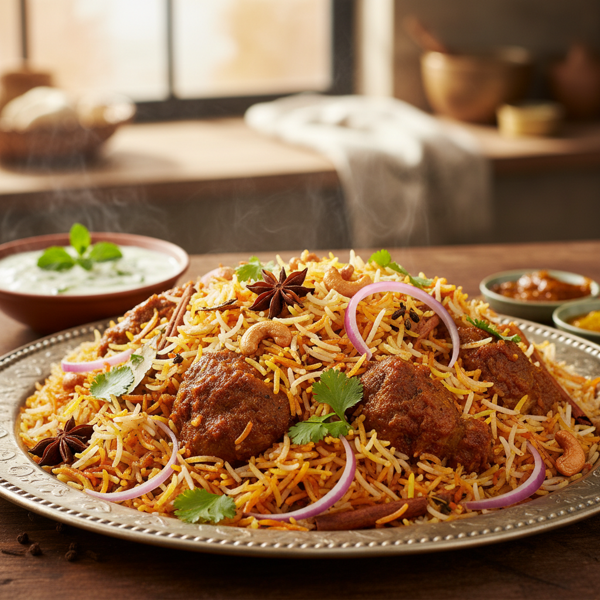 Spiced Lamb Biryani Delight recipe