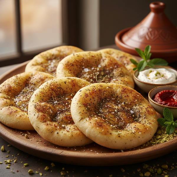 Spiced Middle Eastern Flatbreads recipe