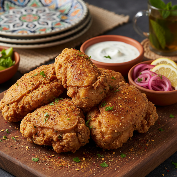 Spiced Middle Eastern Fried Chicken recipe