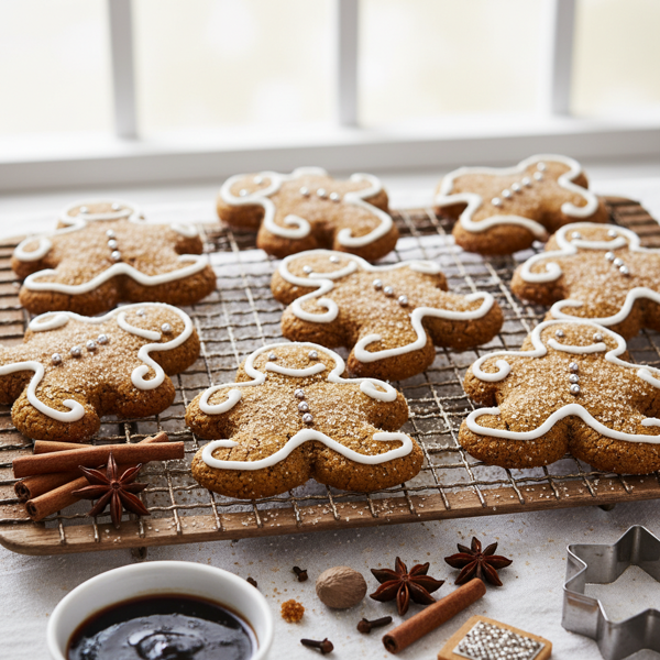 Spiced Molasses Shape Cookies recipe