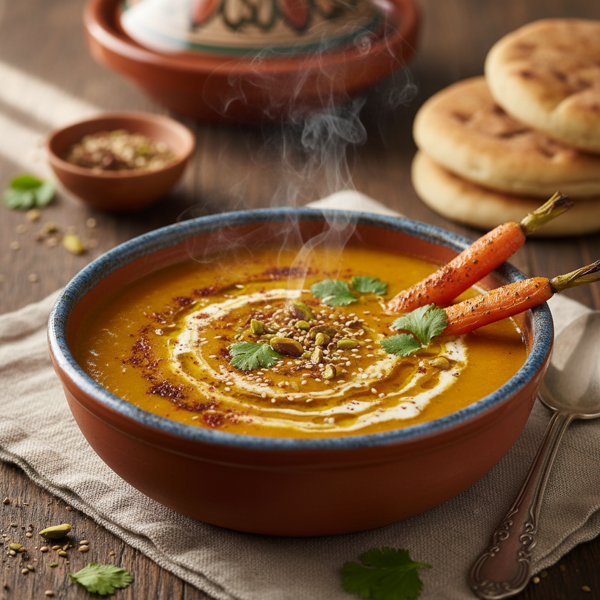 Spiced Moroccan Carrot Bliss Soup recipe