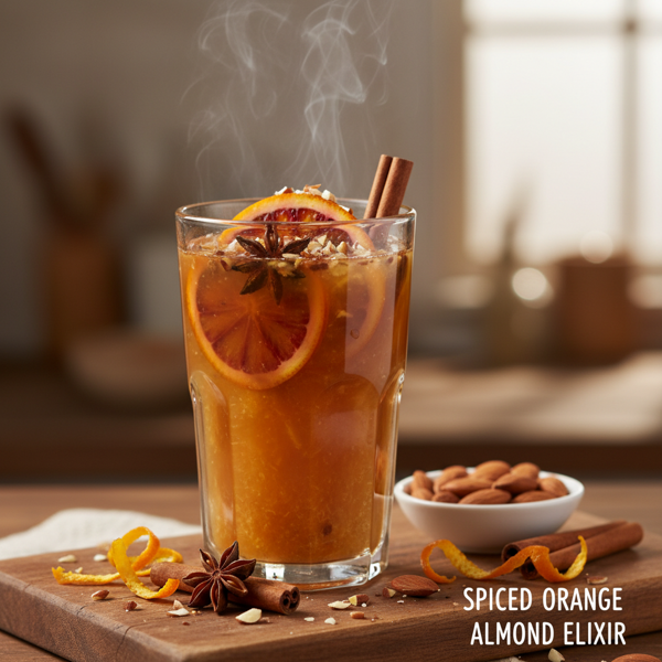 Spiced Orange Almond Elixir recipe