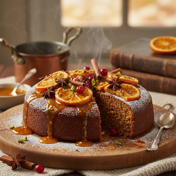Spiced Orange Gingerbread Delight recipe