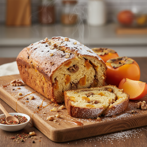 Spiced Persimmon Delight Bread recipe