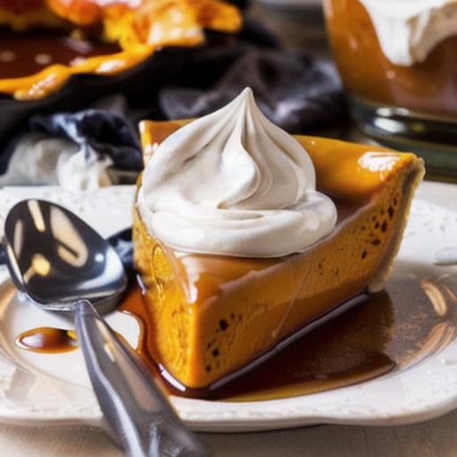 Spiced Pumpkin Caramel Flan with Cinnamon Cream recipe