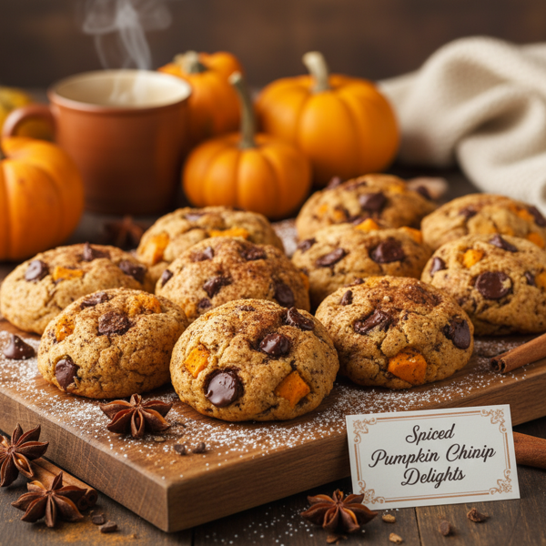 Spiced Pumpkin Chocolate Chip Delights recipe