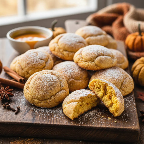 Spiced Pumpkin Cloud Cookies recipe