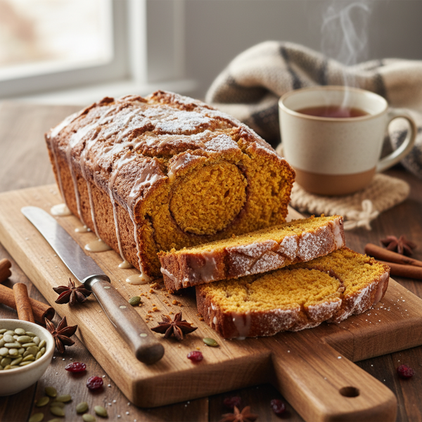 Spiced Pumpkin Delight Bread recipe