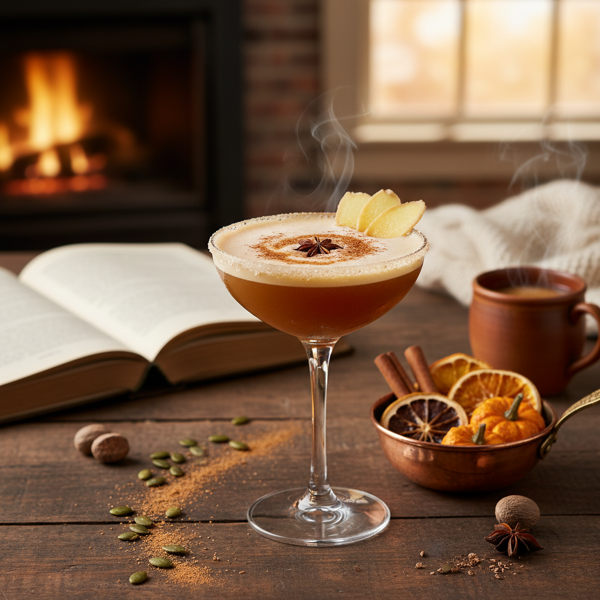 Spiced Pumpkin Delight Martini recipe