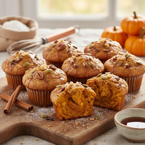 Spiced Pumpkin Delight Muffins recipe