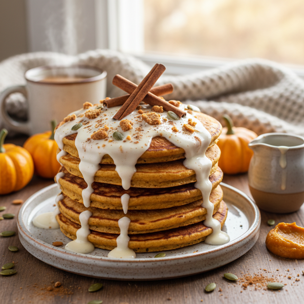 Spiced Pumpkin Delight Pancakes recipe