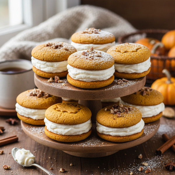 Spiced Pumpkin Delight Whoopie Pies recipe