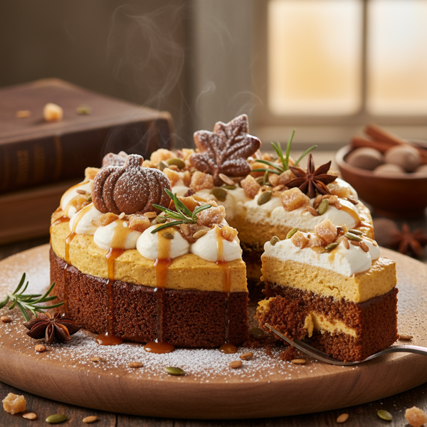 Spiced Pumpkin Gingerbread Delight recipe