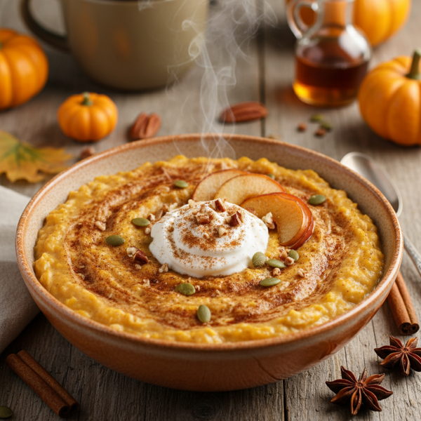 Spiced Pumpkin Oatmeal Delight recipe