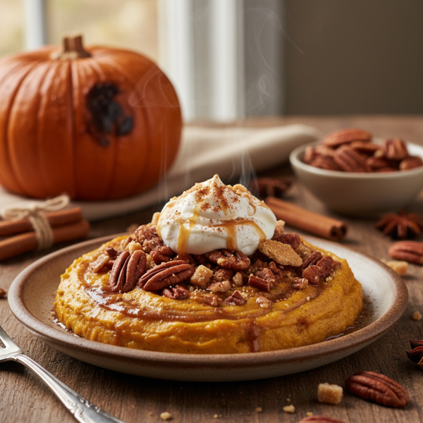 Spiced Pumpkin Pecan Delight recipe