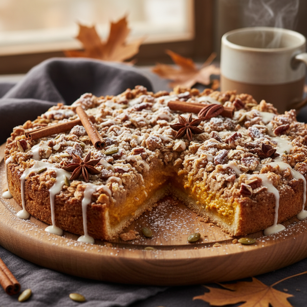 Spiced Pumpkin Pie Crunch recipe