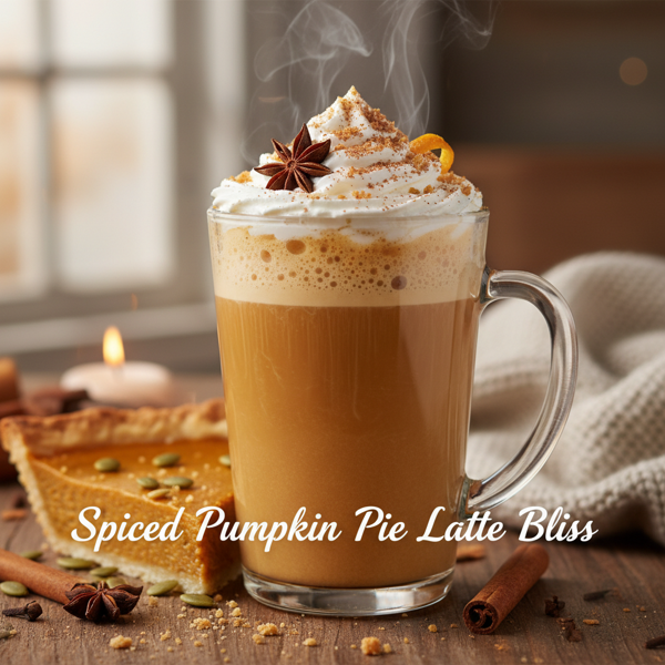 Spiced Pumpkin Pie Latte Bliss recipe