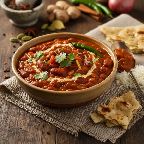 Spiced Rajma: Savory Indian Kidney Bean Curry recipe