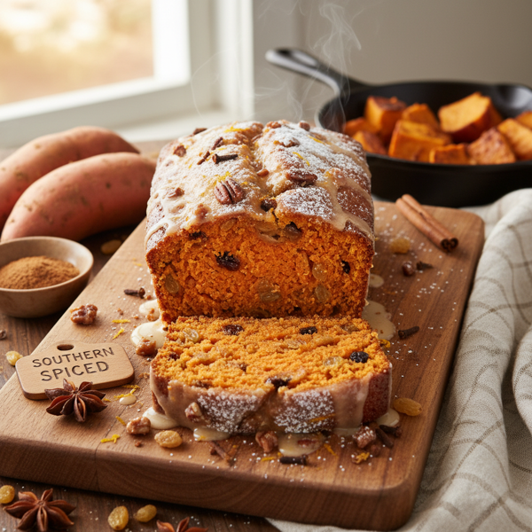 Spiced Southern Sweet Potato Loaf recipe