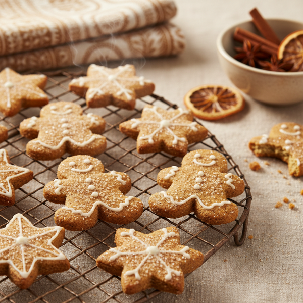 Spiced Sugar Gingerbread Cookies recipe