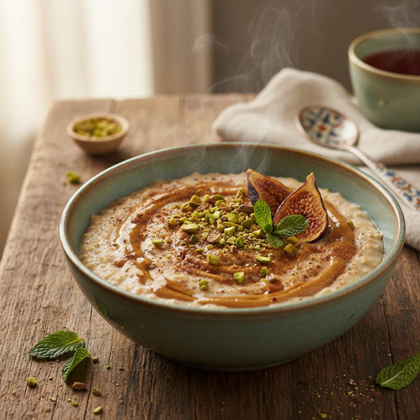 Spiced Tahini Oatmeal Delight recipe