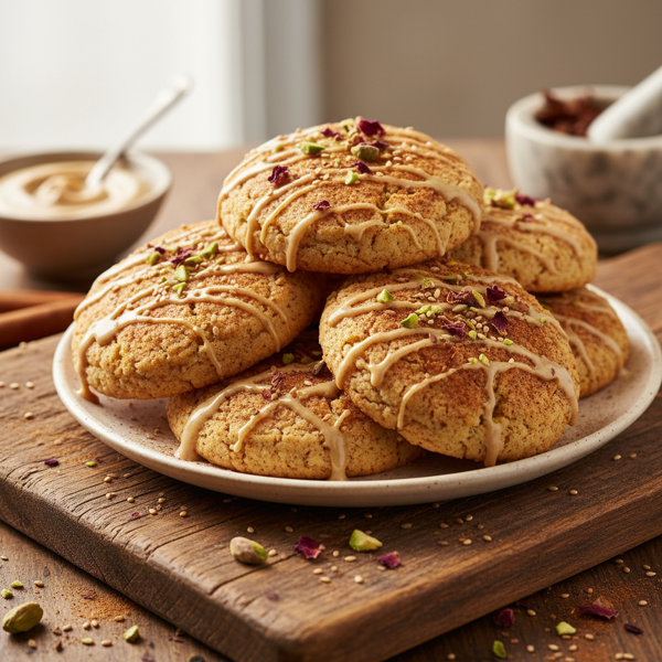 Spiced Tahini Shortbread Delight recipe