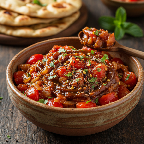 Spiced Tomato and Onion Chutney recipe