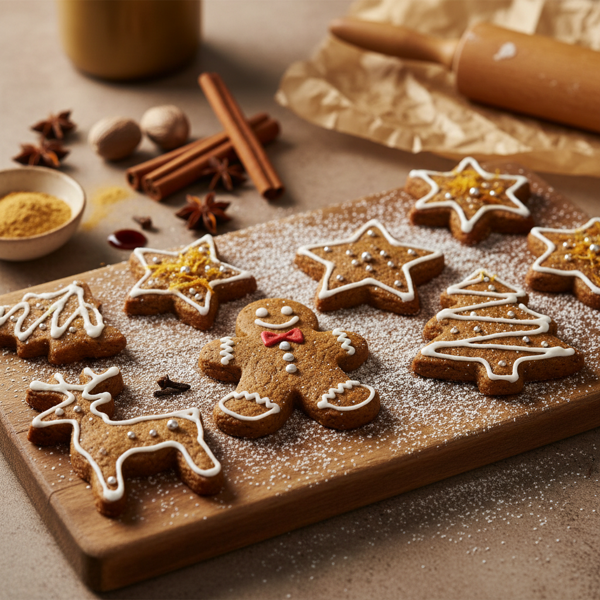 Spiced Vegan Gingerbread Cut-Out Cookies recipe