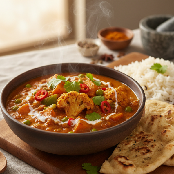 Spiced Vegetable Curry Stew recipe