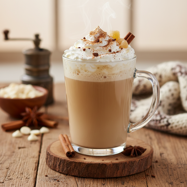 Spiced White Chocolate Mocha recipe