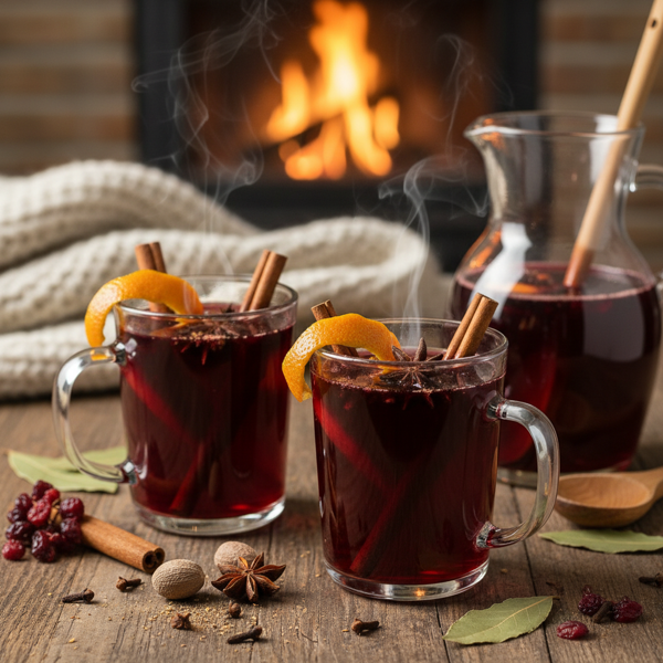 Spiced Winter Bliss Mulled Wine recipe