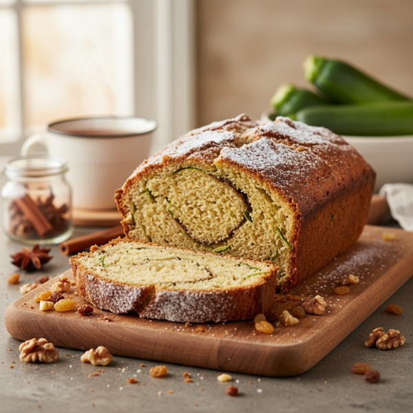 Spiced Zucchini Delight Bread recipe