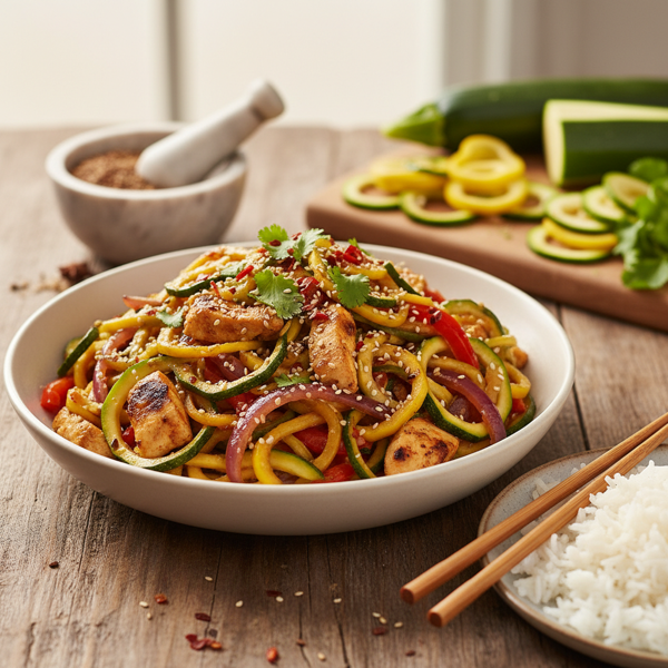 Spiced Zucchini Stir-Fry recipe