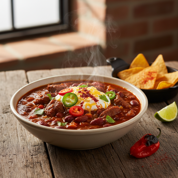 Spicy American Cantina Chili Delight recipe