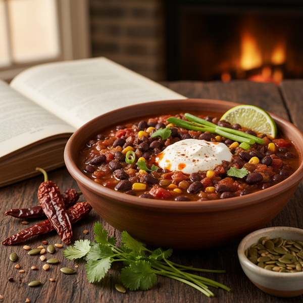 Spicy Black Bean Soul Soup recipe