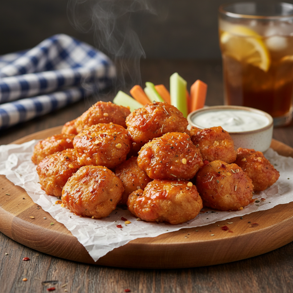Spicy Boneless Buffalo Chicken Bites recipe