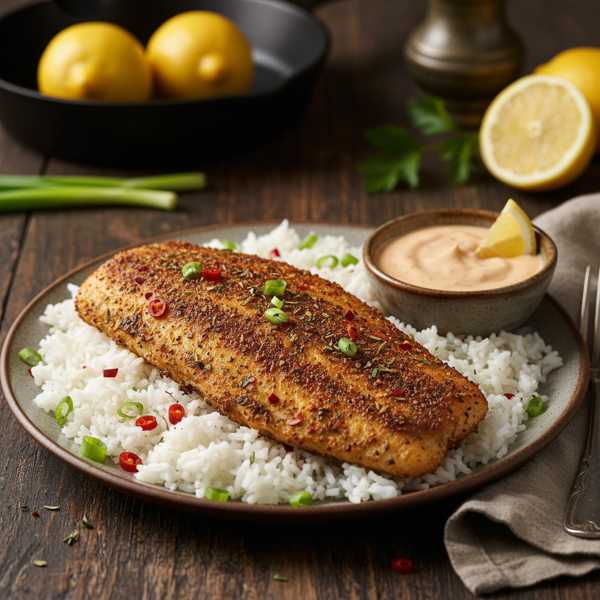 Spicy Cajun-Crusted Tilapia recipe