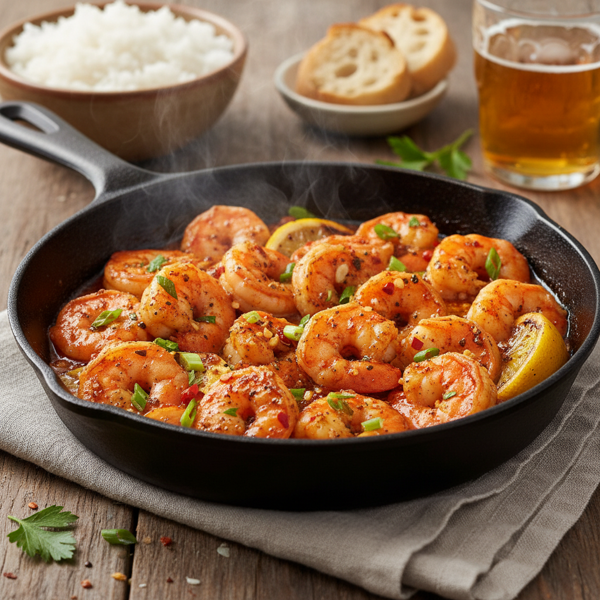 Spicy Cajun Butter Shrimp Delight recipe