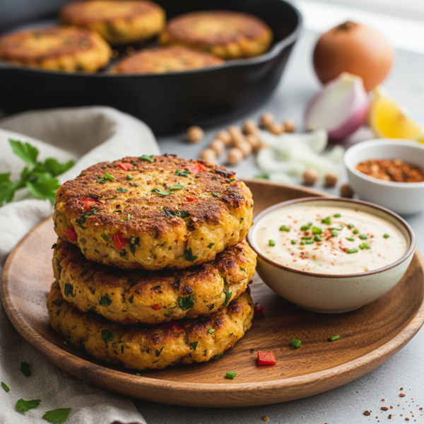 Spicy Cajun Chickpea Patties recipe