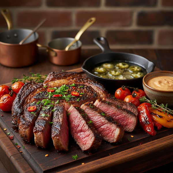 Spicy Cajun Rib-Eye Delight recipe