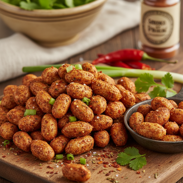 Spicy Cajun Roasted Peanuts recipe