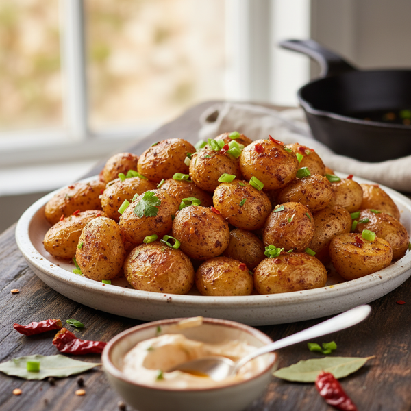 Spicy Cajun Roasted Potatoes Delight recipe