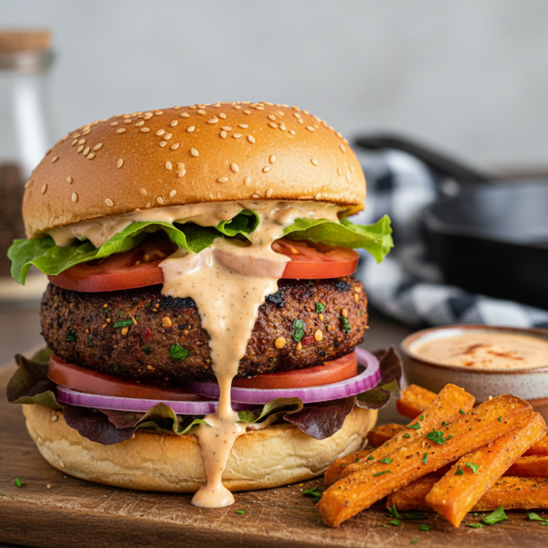 Spicy Cajun Turkey Burgers with Remoulade Sauce recipe
