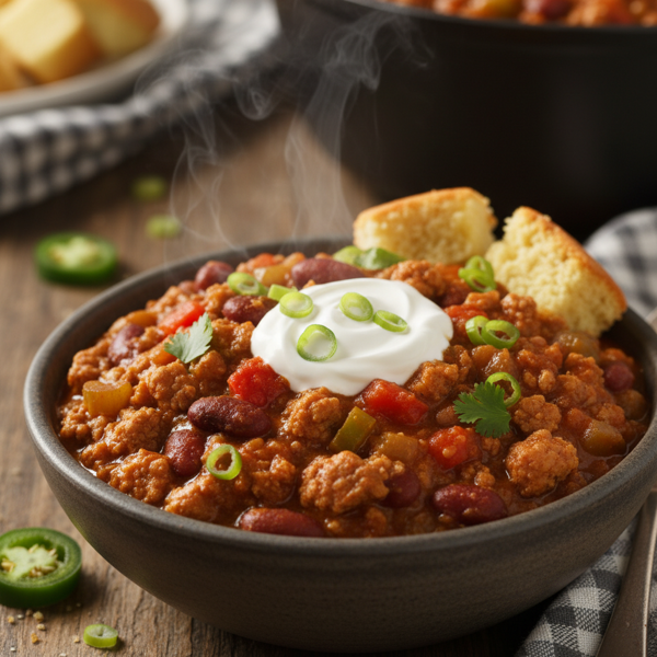 Spicy Cajun Turkey Chili recipe